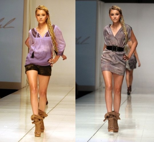 Trendy Fashion Ava Sambora youngest Catwalk Model