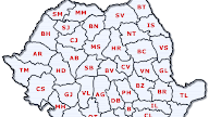 Harta Romaniei Print