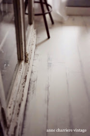 www.annecharriere.com, anne charriere vintage, painting hard wood floors white,