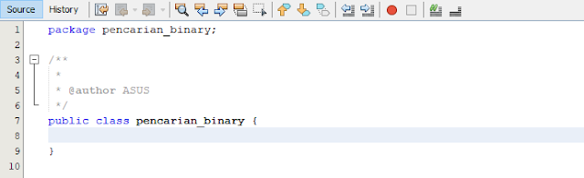 Membuat Program Pencarian Binary Pada Array Java NetBeans