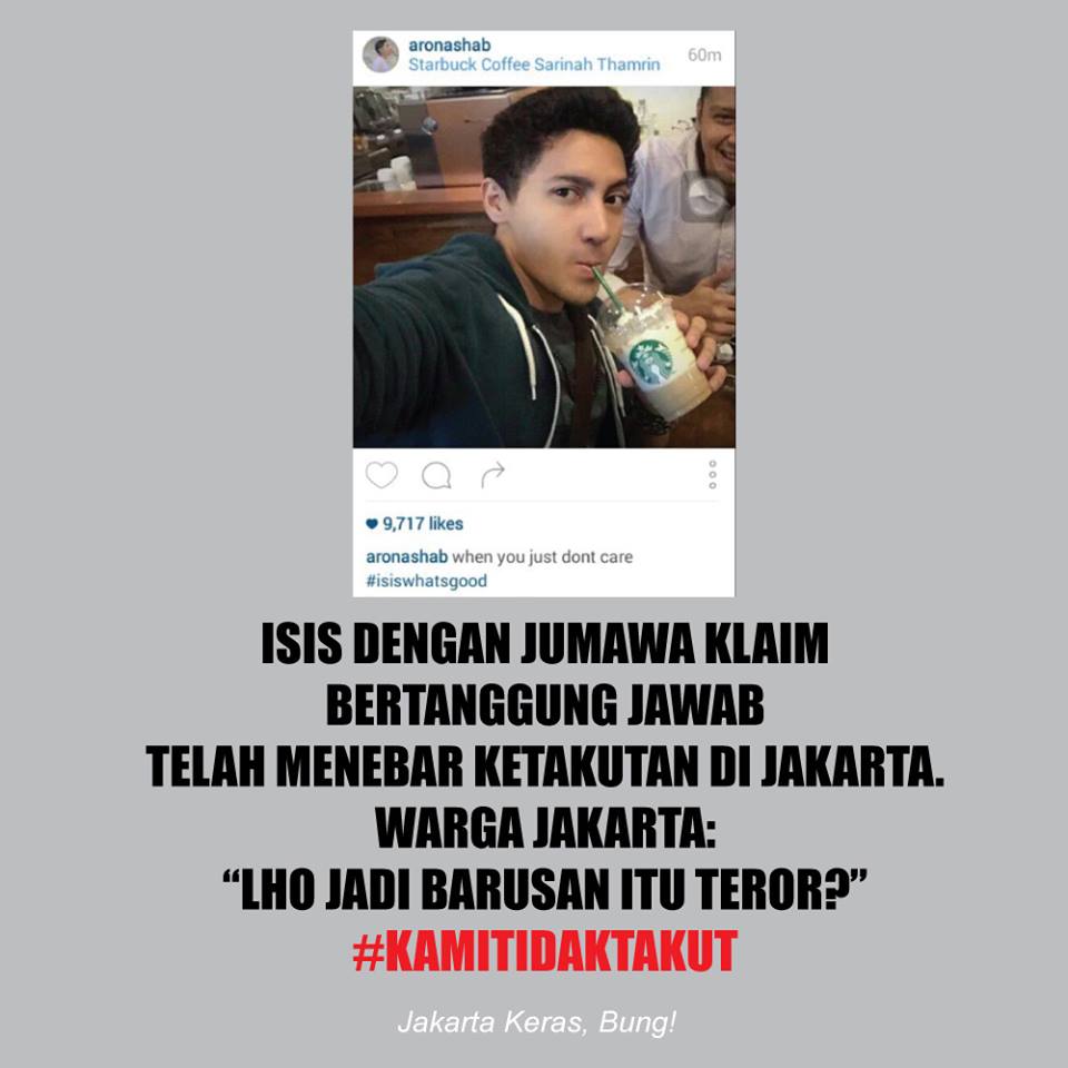 KAMITIDAK TAKUT DAN KUMPULAN MEME LUCU BOM SARINAH Go Binjai