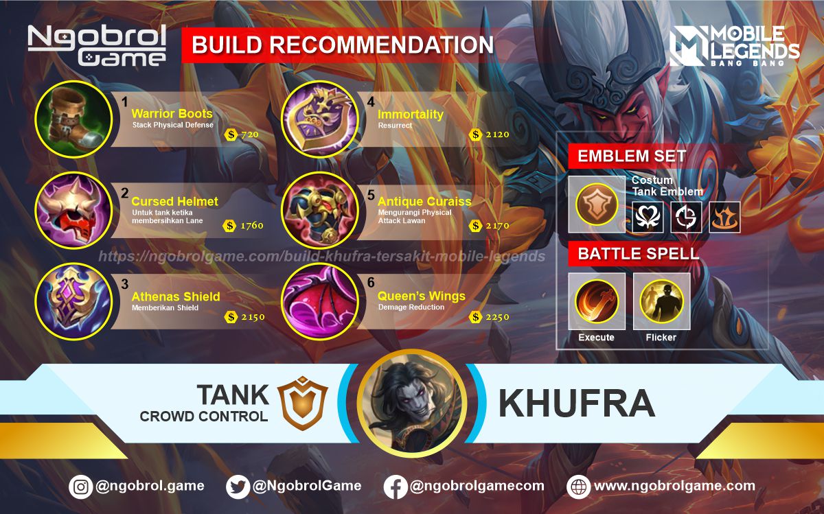 Create Khufra's Top Global Hurt Mobile Legends