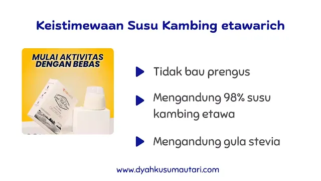 Keistimewaan Susu Kambing etawa sebagai susu untuk kesehatan