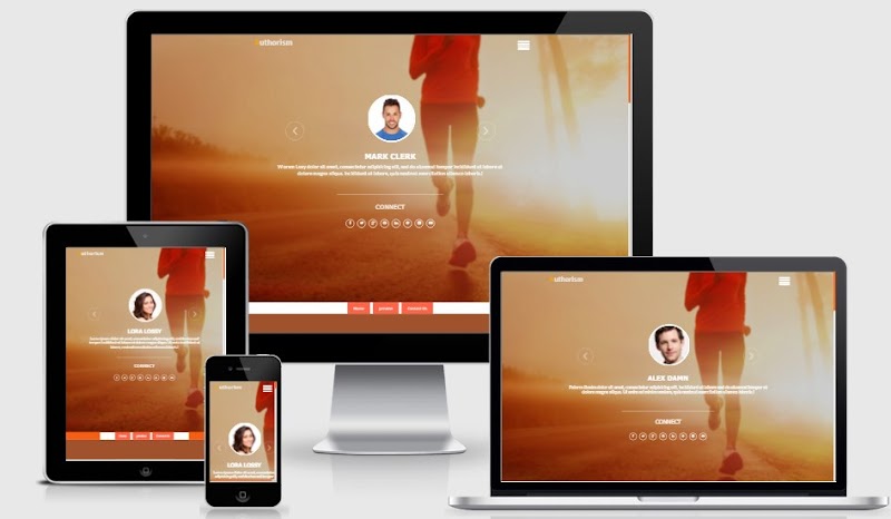 Authorism Responsive Blogger Templates 