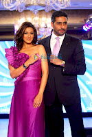 Abhishek and Sonali Bendre at Omega Constellation Watches Fashion Show