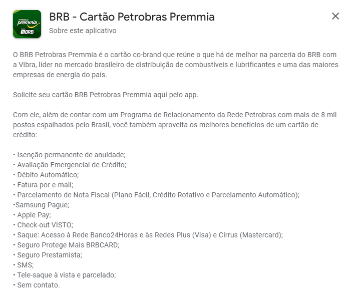 BRB - Cartão Petrobras Premmia VISA Gold Sem anuidade FOI APROVADO. Será que vale a pena?