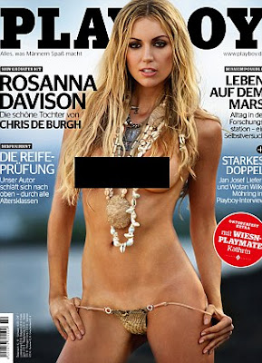 Foto Rosanna Davison Bugil di Majalah Playboy