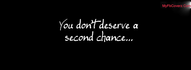 No Second Chance Facebook Cover