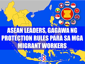 The leaders of the  Association of Southeast Asian Nations is about to create rules for the protection of migrant workers which includes thousands of Overseas Filipino Workers (OFWs)  Senior labor officials attending the Association of Southeast Asian Nations (ASEAN) Labor Ministers’ Retreat are preparing to finalize the draft instrument for the implementation of a Declaration to promote and protect migrant workers’ rights made 10 years ago.    “I have received word yesterday (Sunday) through a show of goodwill and a very open yet frank discussion, we have gained a significant stride on how to move the process forward to be able to meet the April 2017 deadline,” Labor Secretary Silvestre Bello III said. Mr. Bello clarified that there are still unresolved issues among the labor ministers, specifically on including the term “legally binding.”  Sec. Bello said that with some ASEAN member countries not yet ready to adopt the term, it was proposed that “morally-binding” be used instead.  The Declaration was signed on Jan. 13, 2007 during the 12th ASEAN Summit in Cebu City.  Sec. Bello urged his fellow ministers to keep a mindset that will help them complete their task of implementing the Declaration.   “Out of mutual respect, we always agree by consensus and once a consensus is reached, we ethically bind ourselves to implement and agree on a set of commitments.” he said.   Mr. Bello said that the instrument that is “meaningful to the everyday lives of ASEAN migrant workers.” should to contain provisions on the promotion and protection of migrant workers’ rights including “protection on working hours, exemption from the payment of terminal fees and recruitment fees” among others.         On May 17, 2016, in Vientiane, Laos, nine labour ministers of the Association of SouthEast Asian Nations (ASEAN), assembled in this capital city of Lao People’s Democratic Republic for their 24th biennial meeting, unanimously adopted the proposal of the Philippines to finalize by September 2016, at the earliest, or by April 2017, at the latest, the draft ASEAN instrument on the protection and promotion of the rights of migrant workers.  Nine years in the making since the issuance of the ASEAN’s Cebu Declaration, negotiations on the instrument has been deadlocked on four principle issues—the legal nature of the document, whether it is to be binding or not binding, and on the inclusion of migrants’ families and undocumented workers.  With this new development thousands of migrant workers will benefit from it. If this new rules will come into effect, the migrant workers will surely get peace of mind as well as the family back home.   Source: Business World Online RECOMMENDED:  BEFORE YOU GET MARRIED,BE AWARE OF THIS  ISRAEL TO HIRE HUNDREDS OF FILIPINOS FOR HOTEL JOBS  MALLS WITH OSSCO AND OTHER GOVERNMENT SERVICES  DOMESTIC ABUSE EXPOSED ON SOCIAL MEDIA  HSW IN KUWAIT: NO SALARY FOR 9 YEARS  DEATH COMPENSATION FOR SAUDI EXPATS  ON JAKATIA PAWA'S EXECUTION: "WE DID EVERYTHING.." -DFA  BELLO ASSURES DECISION ON MORATORIUM MAY COME OUT ANYTIME SOON  SEN. JOEL VILLANUEVA  SUPPORTS DEPLOYMENT BAN ON HSWS IN KUWAIT  AT LEAST 71 OFWS ON DEATH ROW ABROAD  DEPLOYMENT MORATORIUM, NOW! -OFW GROUPS  BE CAREFUL HOW YOU TREAT YOUR HSWS  PRESIDENT DUTERTE WILL VISIT UAE AND KSA, HERE'S WHY  MANPOWER AGENCIES AND RECRUITMENT COMPANIES TO BE HIT DIRECTLY BY HSW DEPLOYMENT MORATORIUM IN KUWAIT  UAE TO START IMPLEMENTING 5%VAT STARTING 2018  REMEMBER THIS 7 THINGS IF YOU ARE APPLYING FOR HOUSEKEEPING JOB IN JAPAN  KENYA , THE LEAST TOXIC COUNTRY IN THE WORLD; SAUDI ARABIA, MOST TOXIC  "JUNIOR CITIZEN "  BILL TO BENEFIT POOR FAMILIES