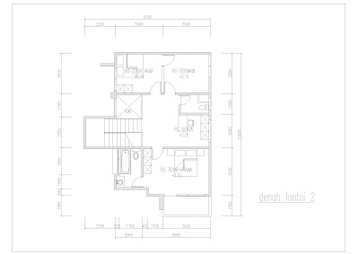 Gambar Rumah Minimalis Type 45 Denah Gambar Dari Atas Yang Dipotong 1 