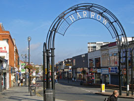 Arch over Station Road, Harrow