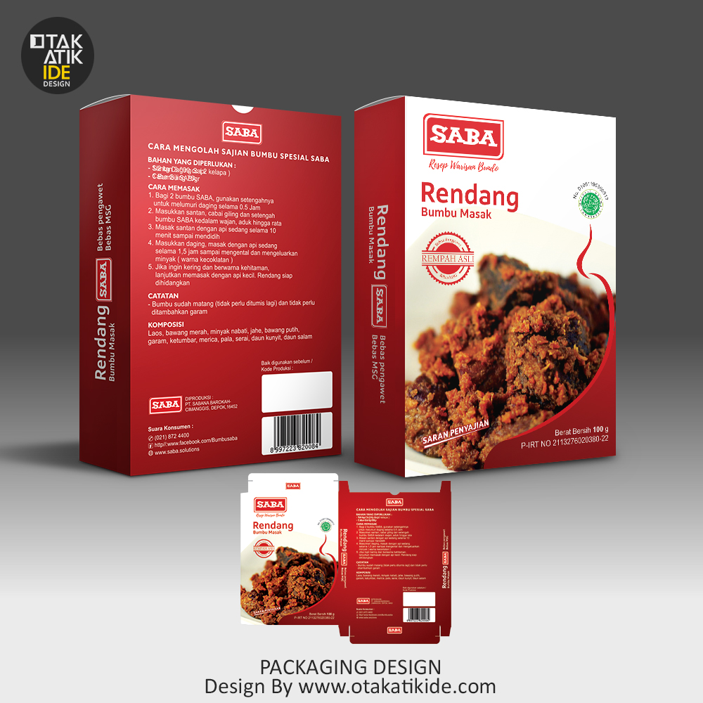 Jasa kemasan  packaging bumbu masakjasa desain  kemasan  