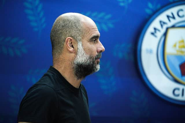  Pep Guardiola Ajiweka Pembeni Man City