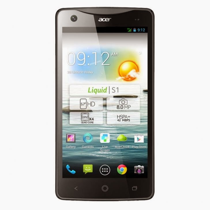 Harga Spesifikasi Acer Liquid S1 Rp 3.394.900, Andalkan ...