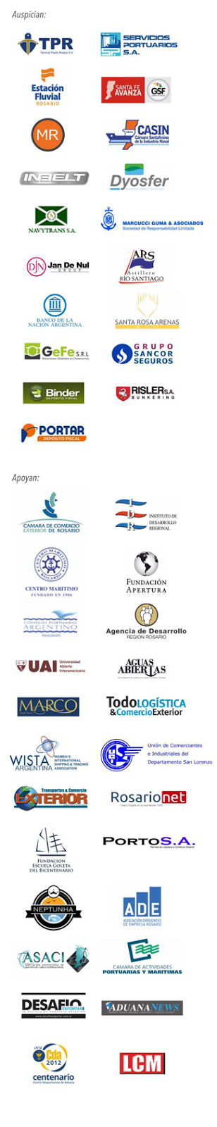 Auspicios y Apoyos Institucionales