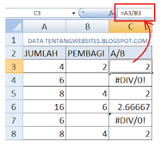 Cara dan fungsi iferror pada excel