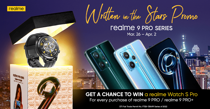 Buy the realme 9 Pro Series, Get a chance to win a realme Watch S Pro