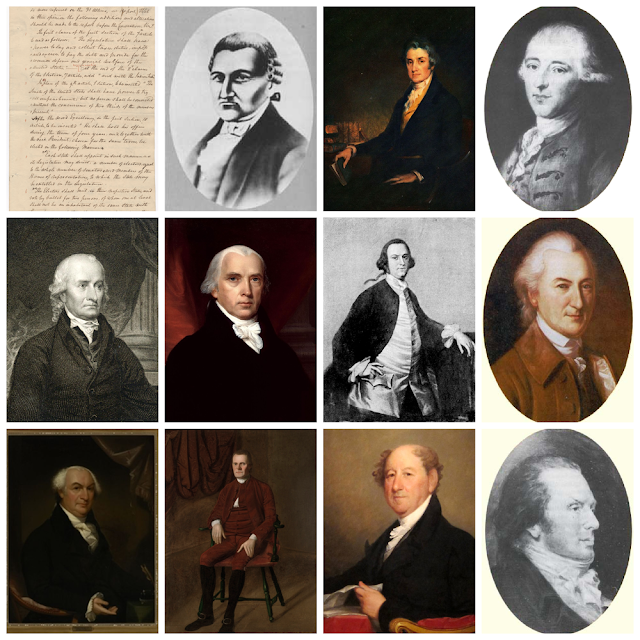 These 11 men agreed on a compromise that created the Electoral College. The Conversation, from Wikimedia Commons, CC BY-ND