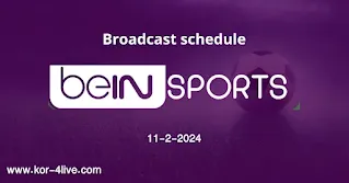beIN Sports channels on Sunday February 2024