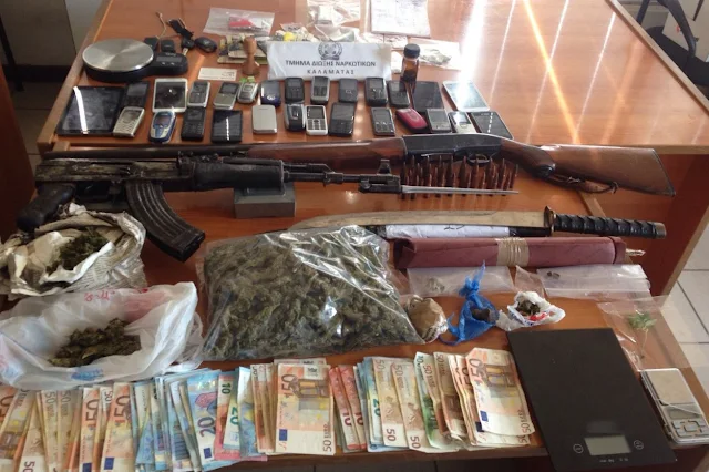 Εξαρθρώθηκε εγκληματική οργάνωση που διακινούσε ναρκωτικά στην Πελοπόννησο 