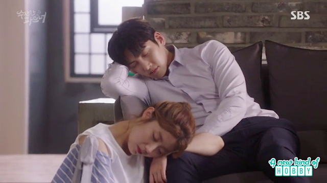 ji wook & Bong hee sleep on the couch - Suspicious Partner: Episode 13 & 14 korean Drama