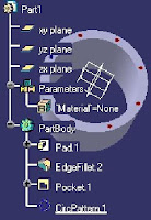 first level of the Specification Tree