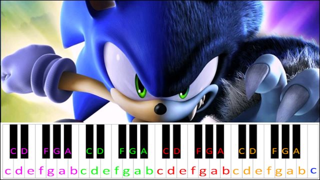 Endless Possibility (Sonic Unleashed) Piano / Keyboard Easy Letter Notes for Beginners