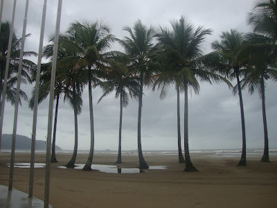 Praia do Gonzaga, em Santos SP