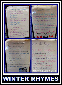 photo of: Winter Rhymes and Anchor Charts via RainbowsWithinReach