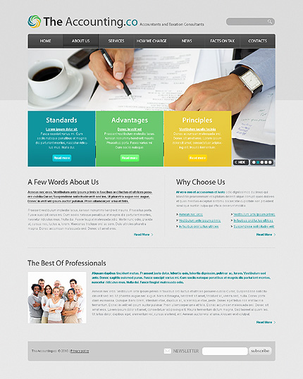 Accounting Website Templates6