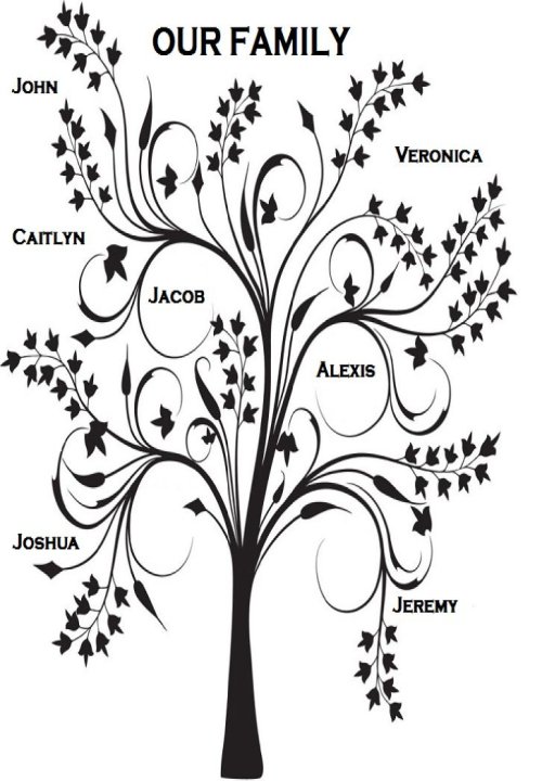 Download Veronica's Cricut Creations: Family Tree Vinyl Project