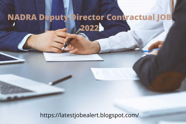 NADRA Deputy Director Contractual JOB 2022
