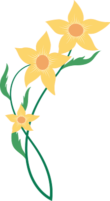 Little Flowers Vector, Flower PNG, Flowers Ai , Yellow Flower