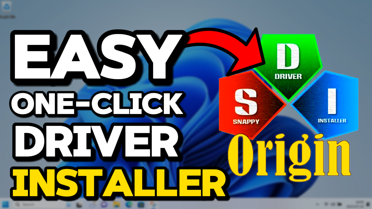How to EASILY Install or Update Drivers on Windows (Snappy Driver Installer Origin)