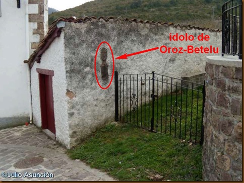 Localización idolo Oroz-Betelu