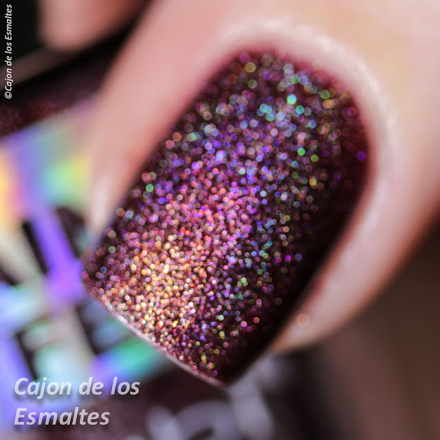 esmalte Holografico - Nabi 3d Rainbow - Tawny