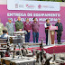 Entrega Delfina Gómez 200 patrullas, motopatrullas y drones con alta tecnología en Naucalpan
