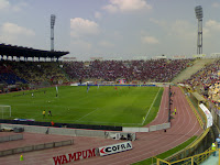 Lo stadio Renato Dall'Ara visto dalla curva S.Luca