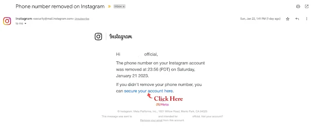 Phone Number removed from my Instagram by Hacker