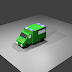 Low poly 3d Ambulance