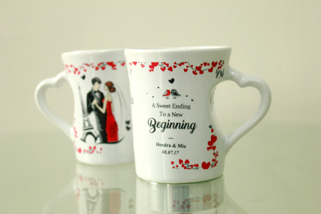 Mug Printing  X Mug Sablon  Decal Wedding Mug dan  Souvenir 