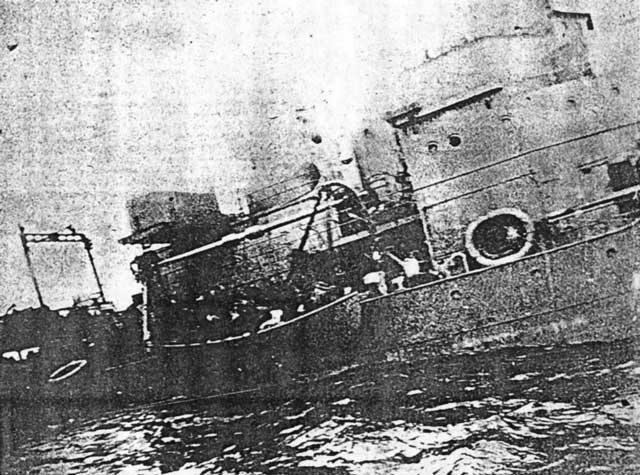 USCG Alexander Hamilton sinking off Iceland, 29 January 1942 worldwartwo.filminspector.com