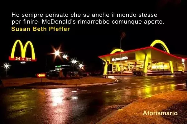 McDonald's aperto di notte