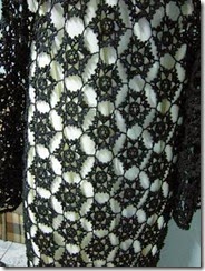 crochet long black vest 3