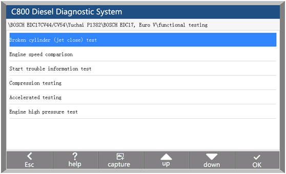 CAR FANS C800 diagnosis operation-10