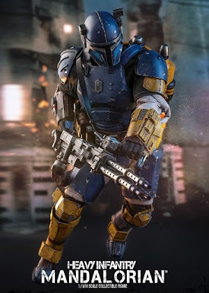 Heavy Infantry Mandalorian 32cm tall Collectible Figure Preview Pictures