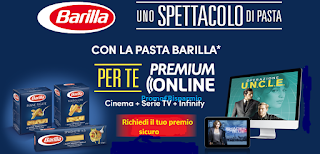 Logo Barilla ti regala fino a 2 mesi di Premium Online