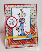 . hilarious card using one of the Gus birthday images from Bugaboo Stamps. (mister old fart card)