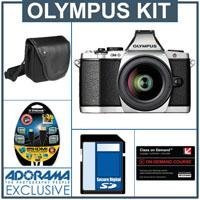 Olympus OM-D E-M5 Digital Camera, Silver, with Olympus 12-50mm f/3.5-5.6 EZ Zoom Lens 