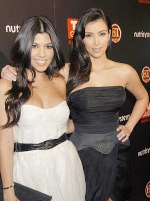 Kim and Kourtney Kardashian TV Guide’s Sexiest Stars Party Hollywood Photos